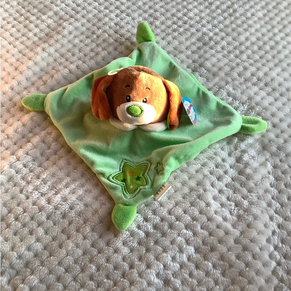 Kid Zone Dog Cuddle Buddy Lovey and Puppet